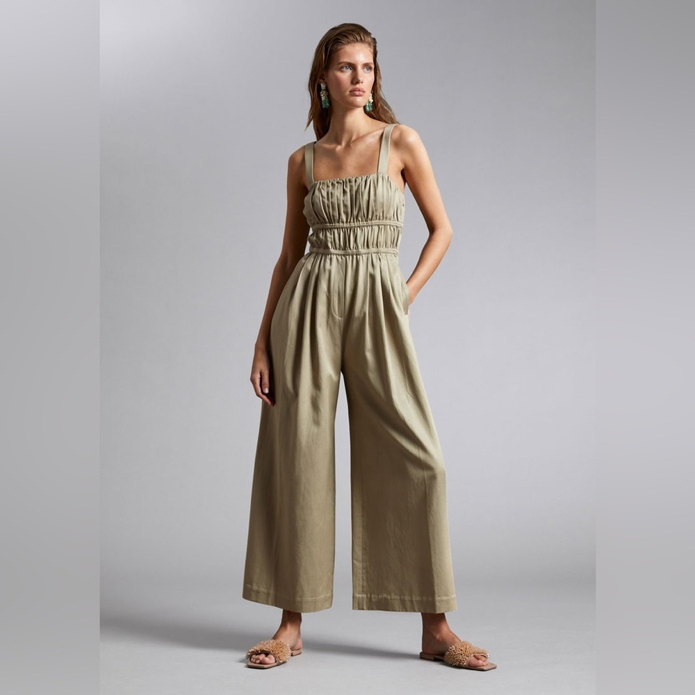 & Other Stories Olive Jumpsuit